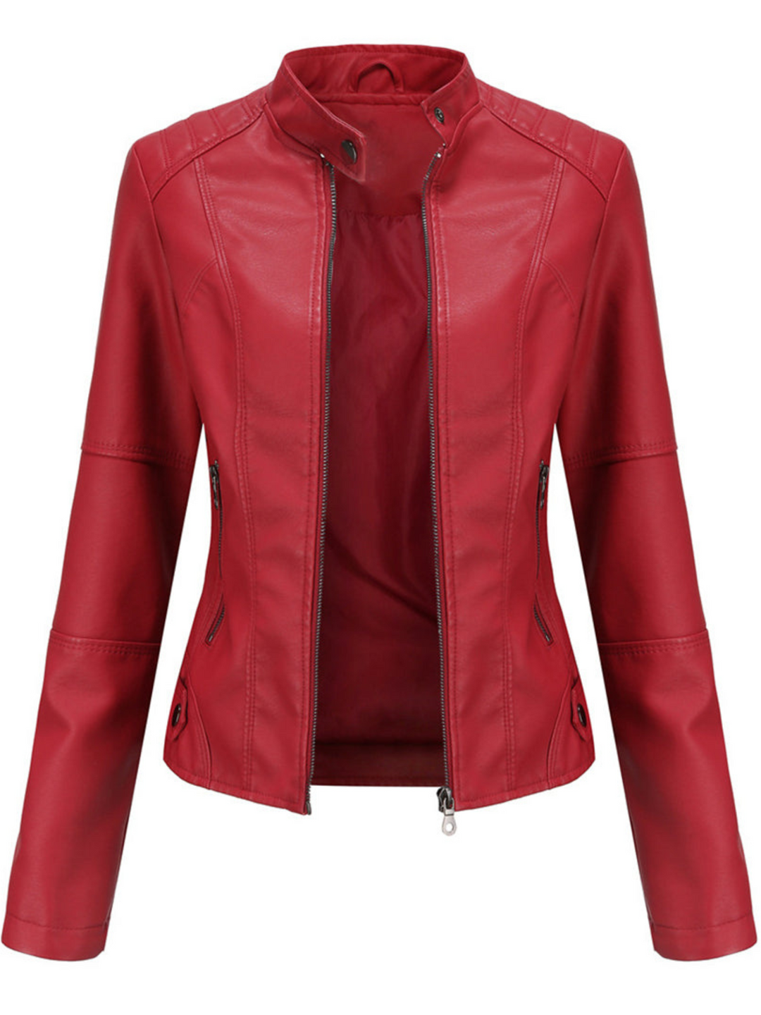 Drune | Lederjacke Damen - Cool-Weather Schichtung