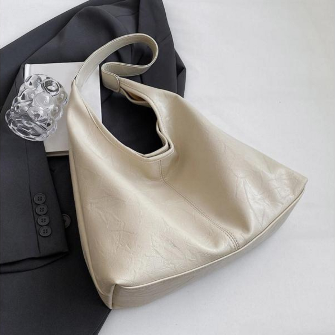 Drune | Groß Kunstleder Umhängetasche Damenhandtasche