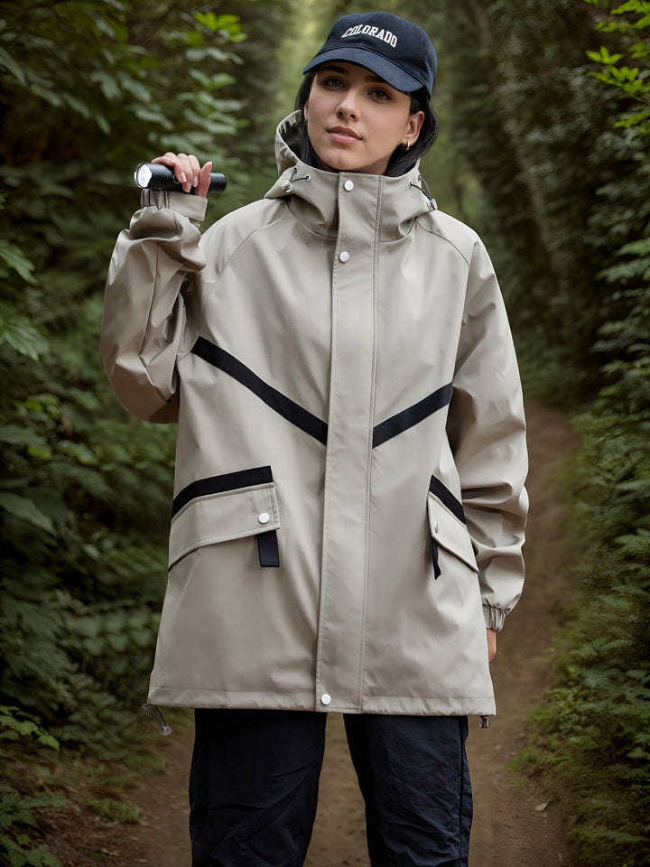 Drune | Wasserdichte Jacke Damen mit Kapuze