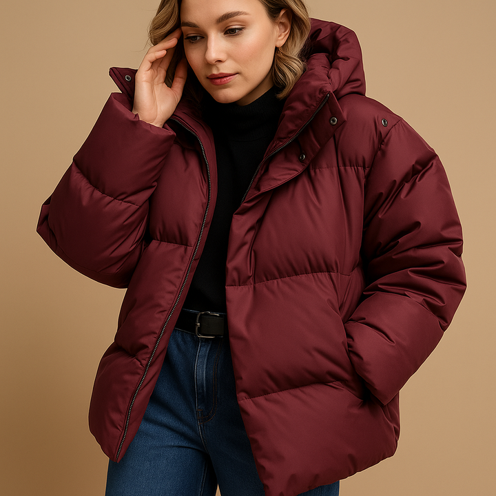 Drune | Wattierte Winterjacke mit Kapuze