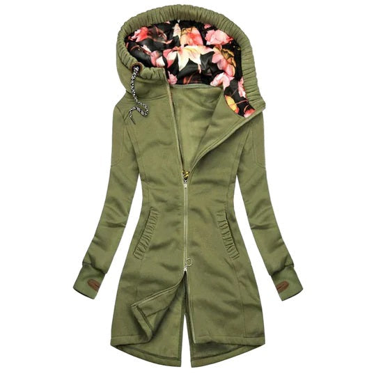 Drune | Übergangsjacke für Frauen mit Kapuze Ideal für den Frühling