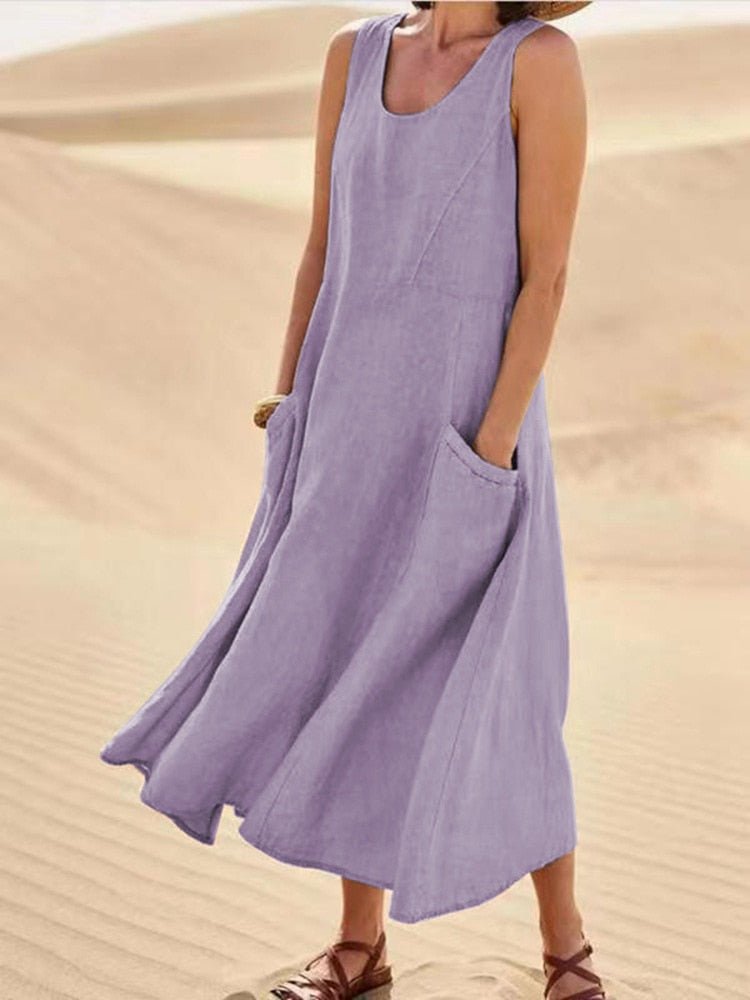 Drune | Damen Fließendes Kleid