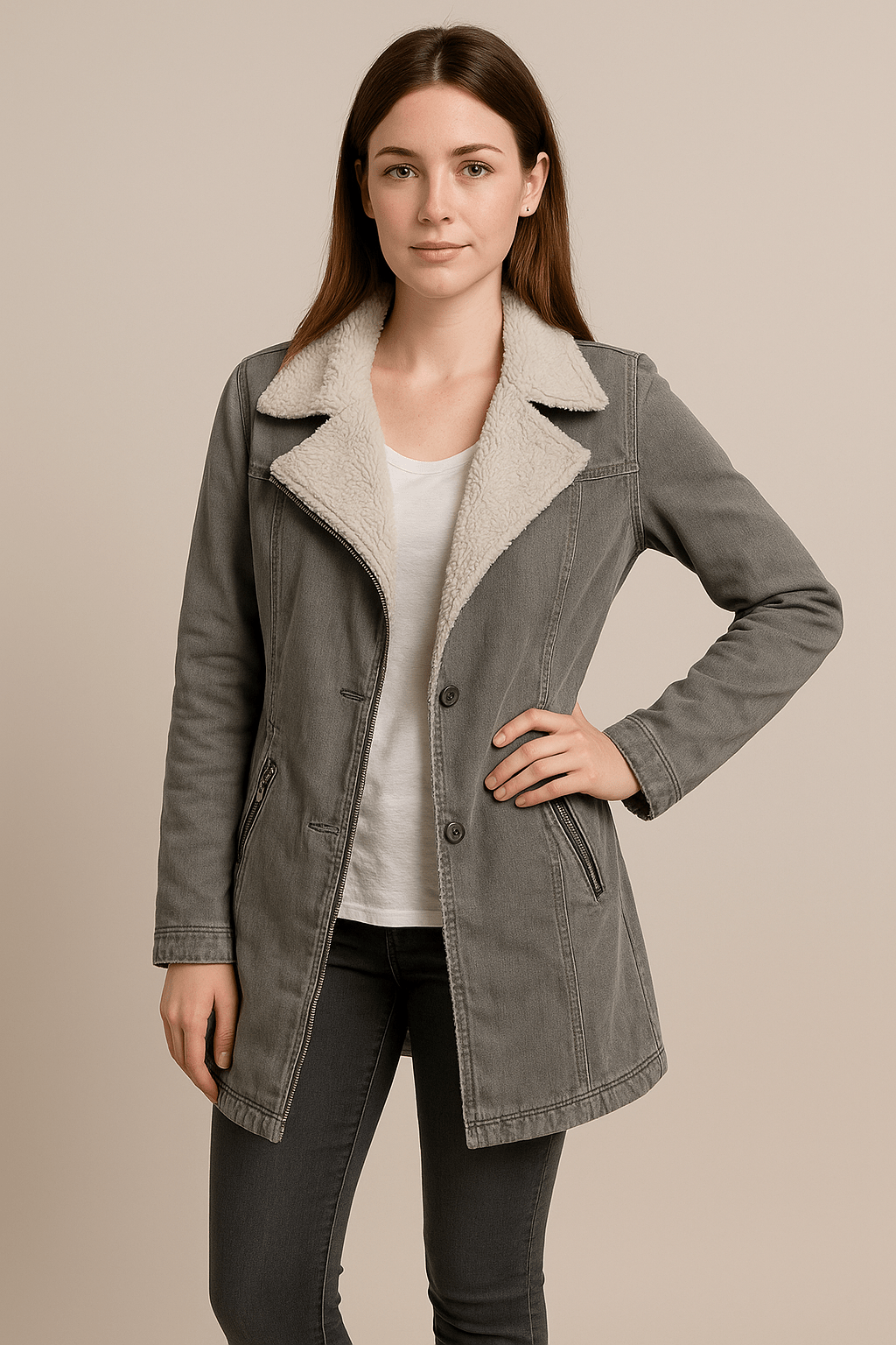 Drune | Eleganter langer Wintermantel