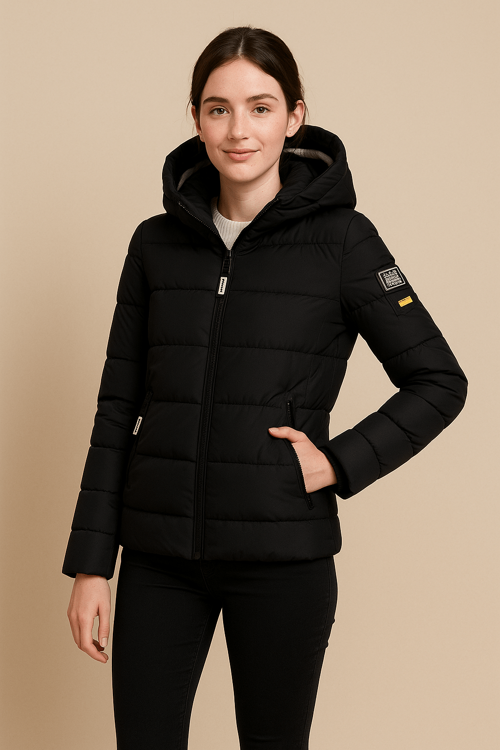 Drune | Stylischer langer Steppwintermantel