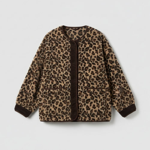 Drune | Damenjacke mit Leopardenmuster, elegant und bequem