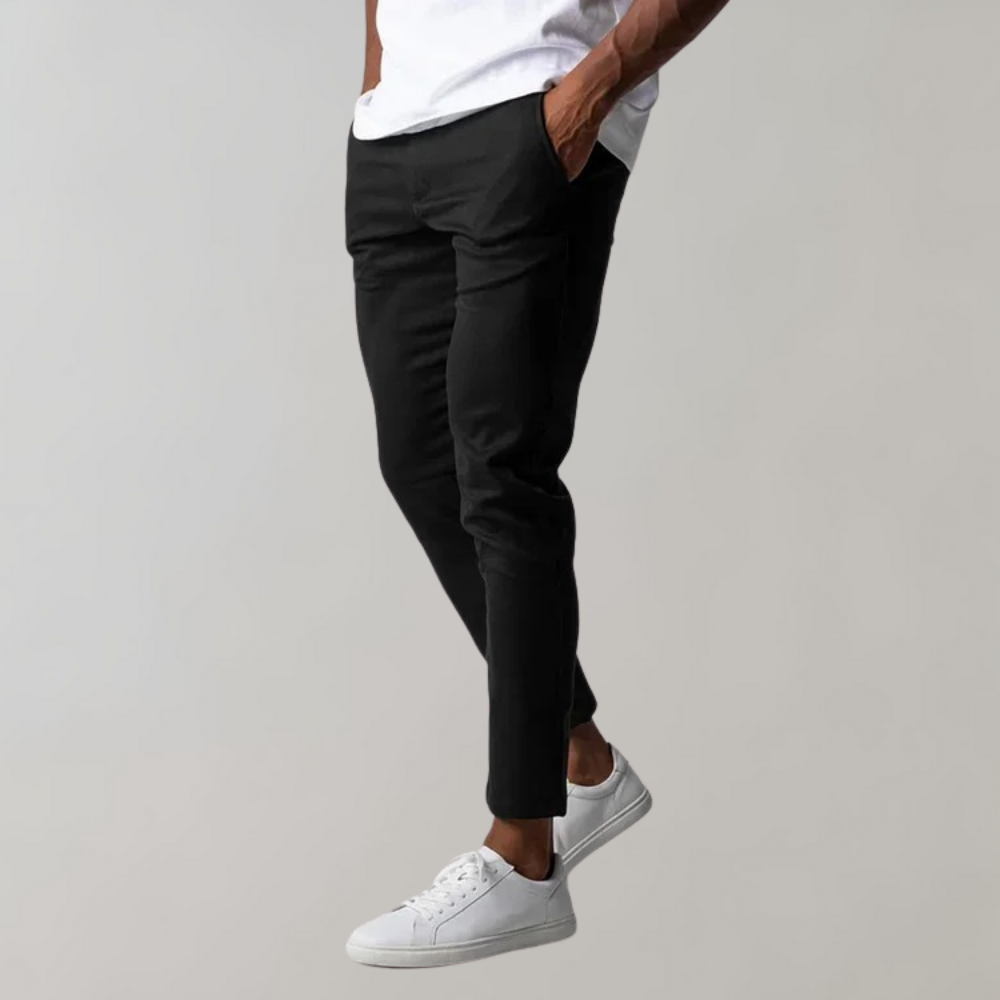Drune | Chinos Slim Fit Schmaler Schnitt Leichte Baumwolle Vielseitiger Stil