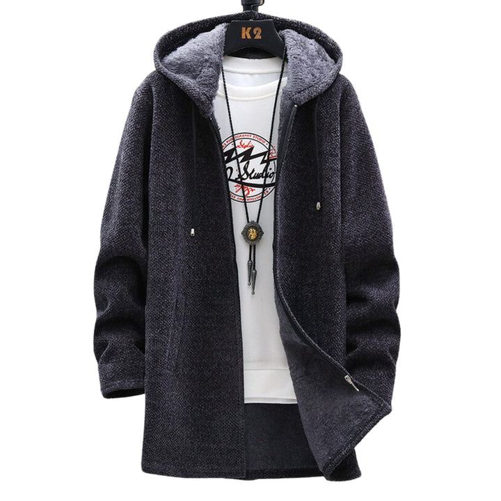 Drune | Trendy rote Kapuzenjacke für einen modernen Look