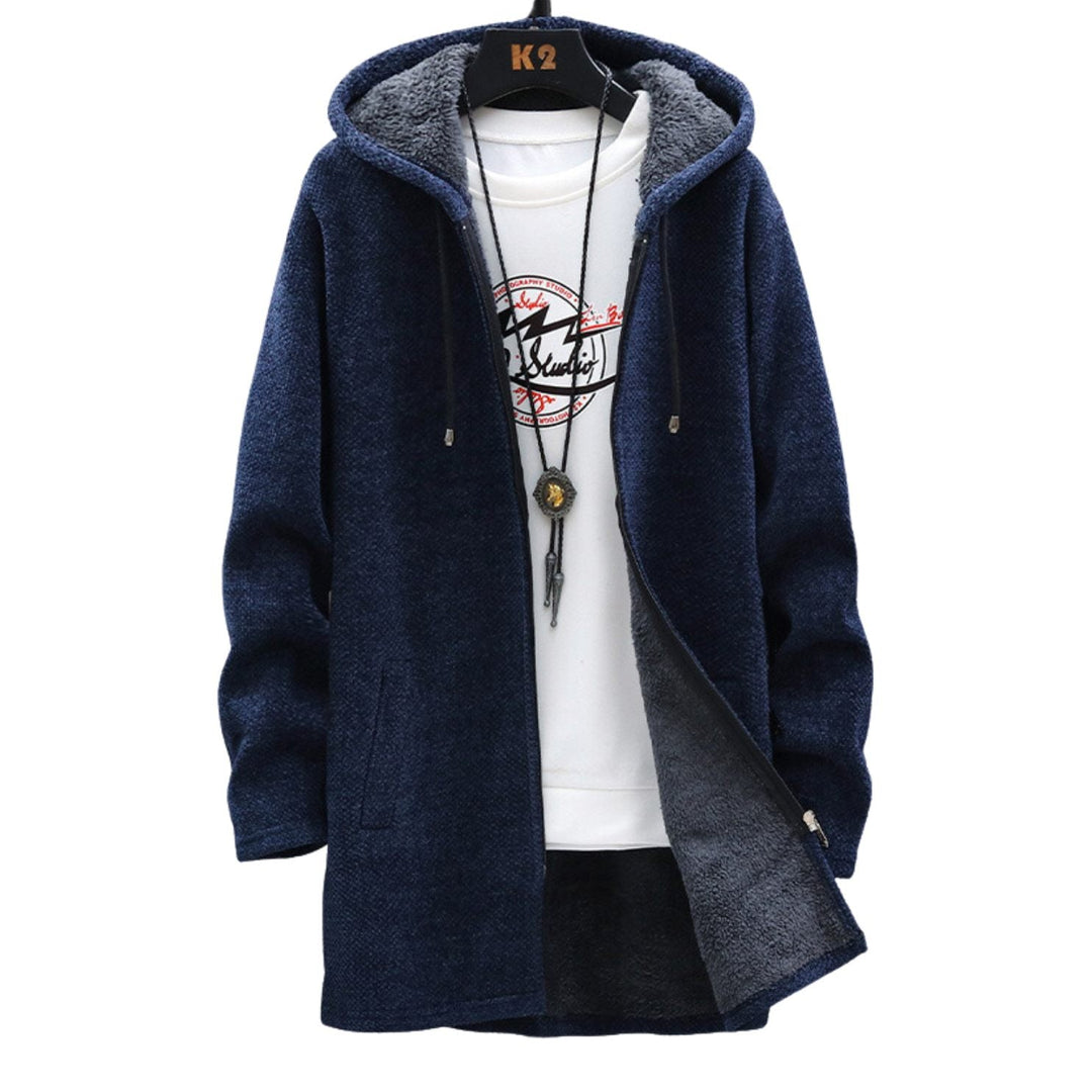 Drune | Trendy rote Kapuzenjacke für einen modernen Look