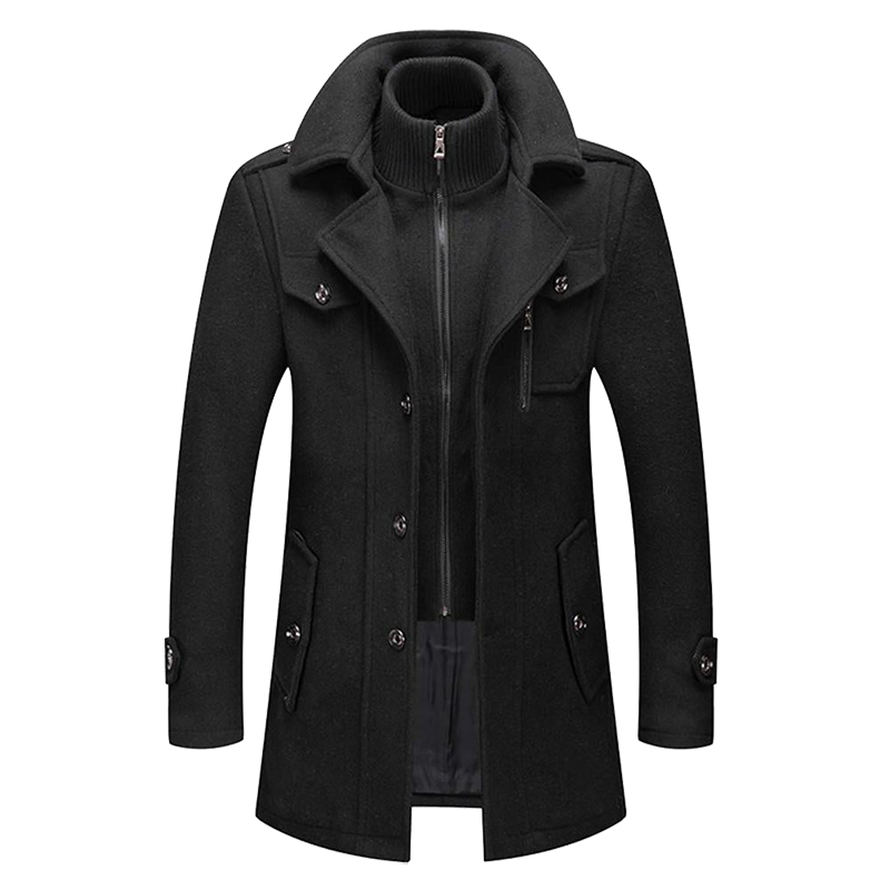 Drune | Klassischer Herrenwärmewintermantel mit modischem Look