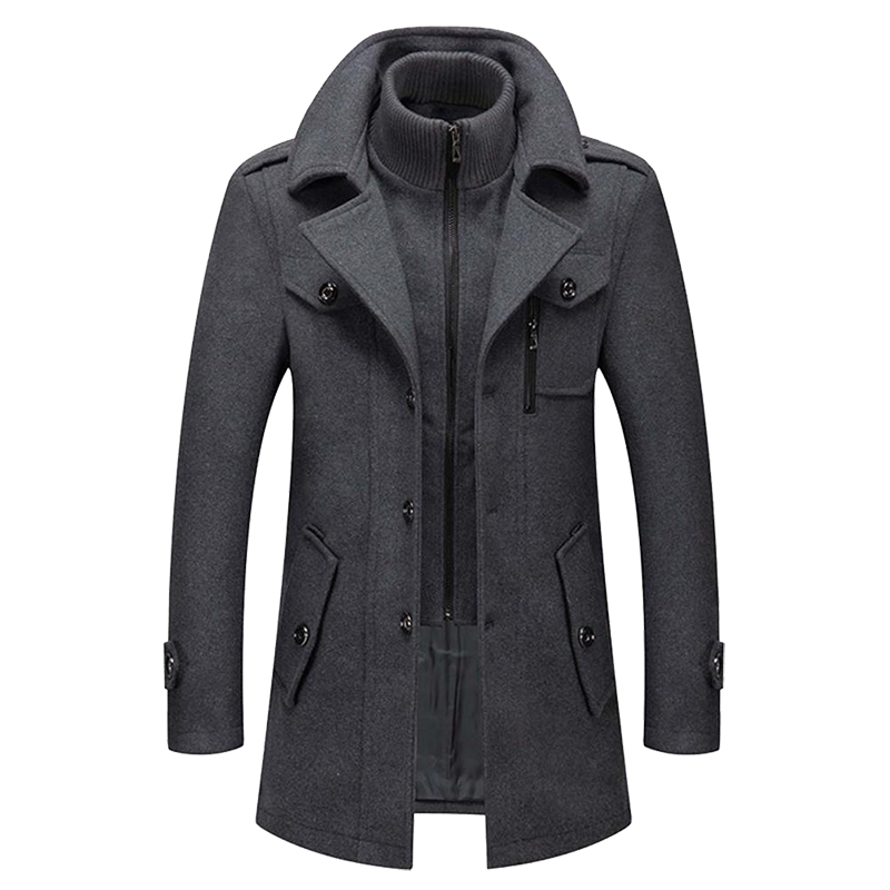 Drune | Klassischer Herrenwärmewintermantel mit modischem Look