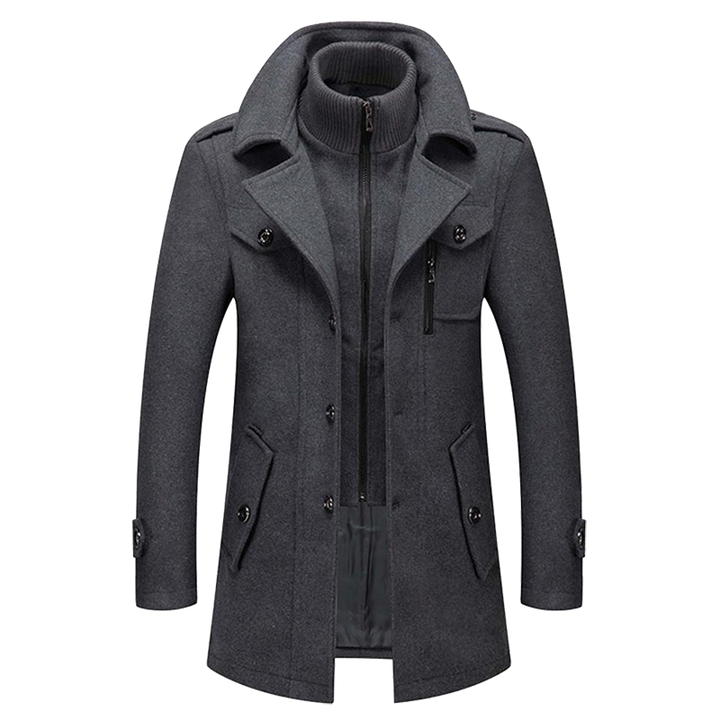Drune | Klassischer Herrenwärmewintermantel mit modischem Look
