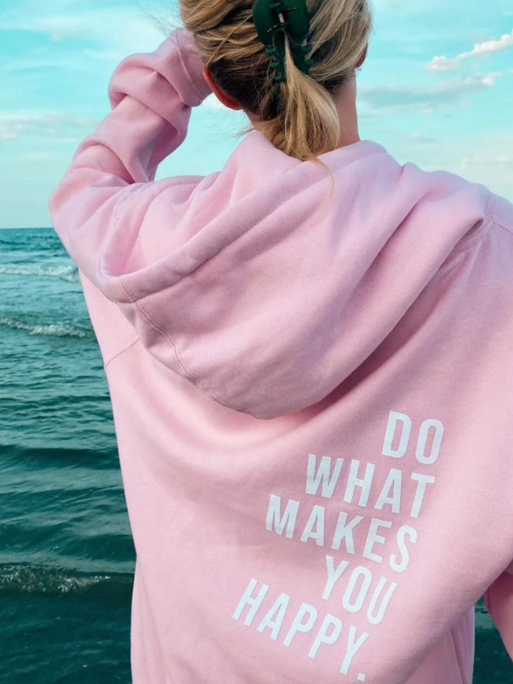 Drune | Buchstabenprint-Hoodie für Damen - Bequem