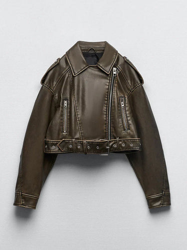 Drune | Vintage-Lederjacke
