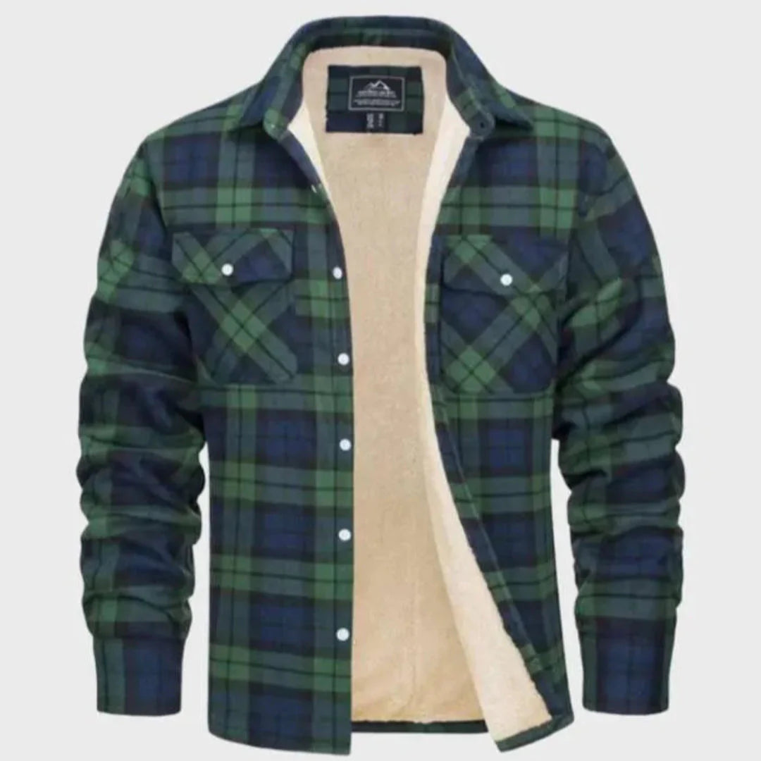 Drune | Sherpa-gefütterte Flanelljacke