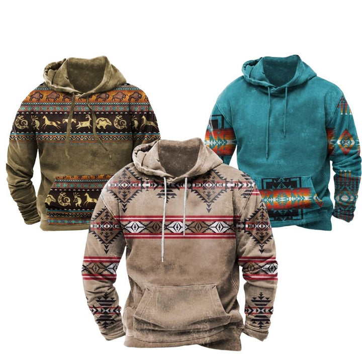 Drune | Gemütlicher Azteken-Hoodie für entspannte Styles