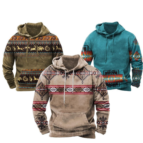 Drune | Gemütlicher Azteken-Hoodie für entspannte Styles