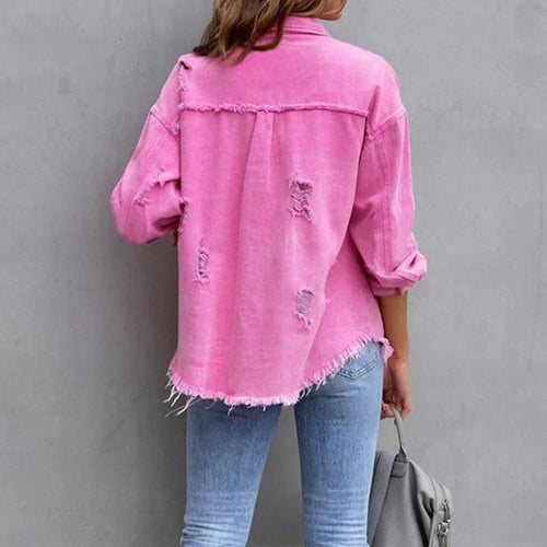 Drune - Detaillierte Jeansjacke