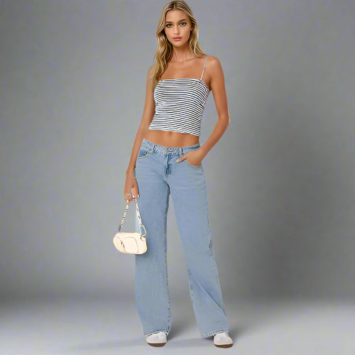 Drune | Low Rise Jeans