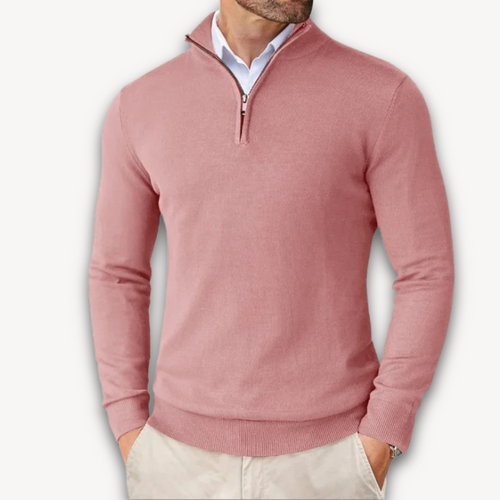 Drune | Baumwollpullover - Herren Quarter-Zip