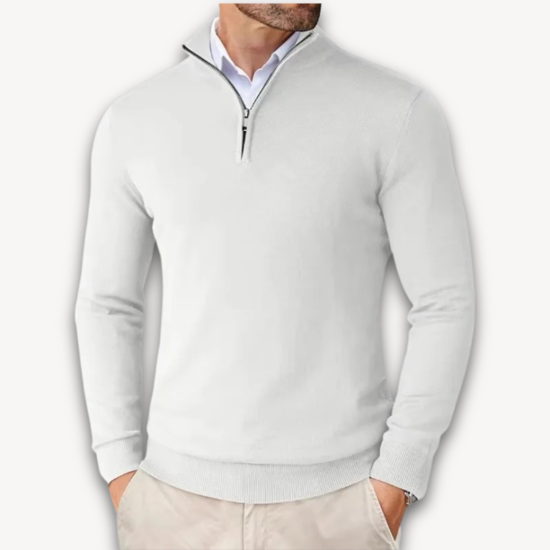 Drune | Baumwollpullover - Herren Quarter-Zip