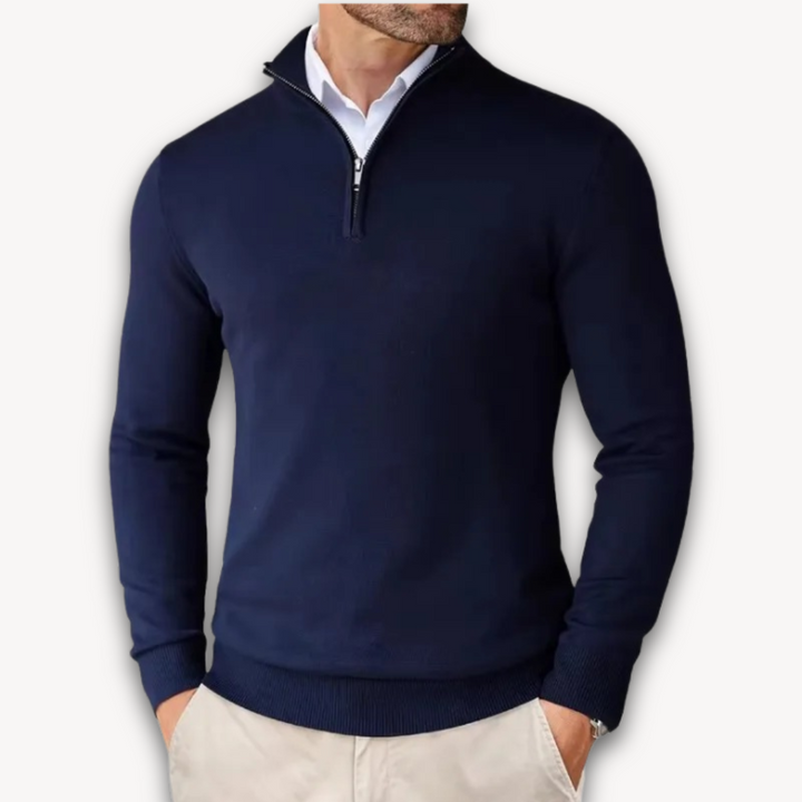 Drune | Baumwollpullover - Herren Quarter-Zip