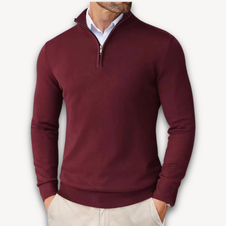 Drune | Baumwollpullover - Herren Quarter-Zip