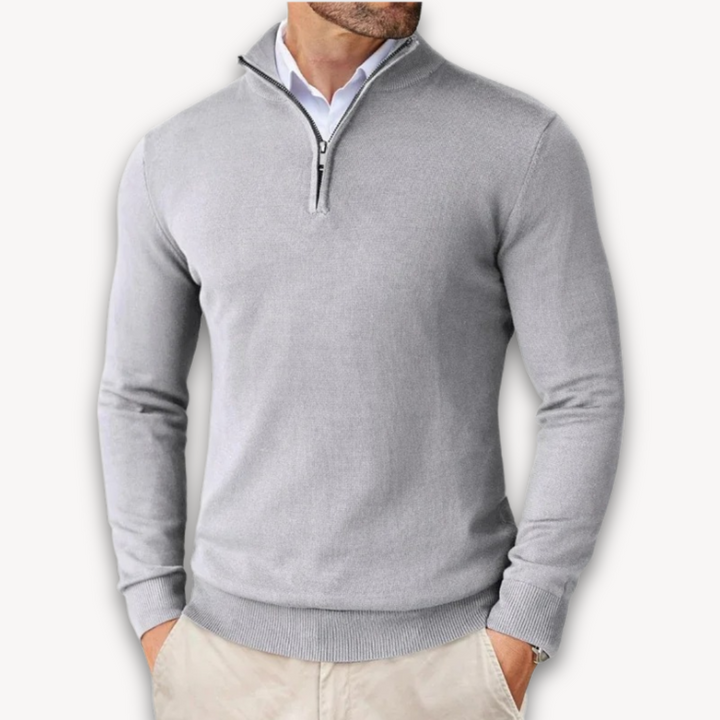 Drune | Baumwollpullover - Herren Quarter-Zip