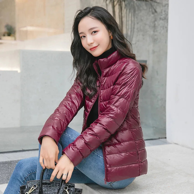 Drune | Kurze Damenjacke - Puffer Coat für den Frühling