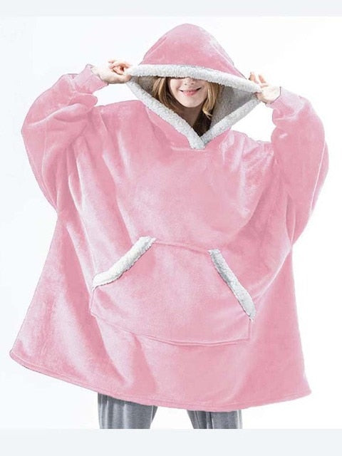 Drune | Weiches Kapuzenpullover-decke Polyester Bequem und Warm