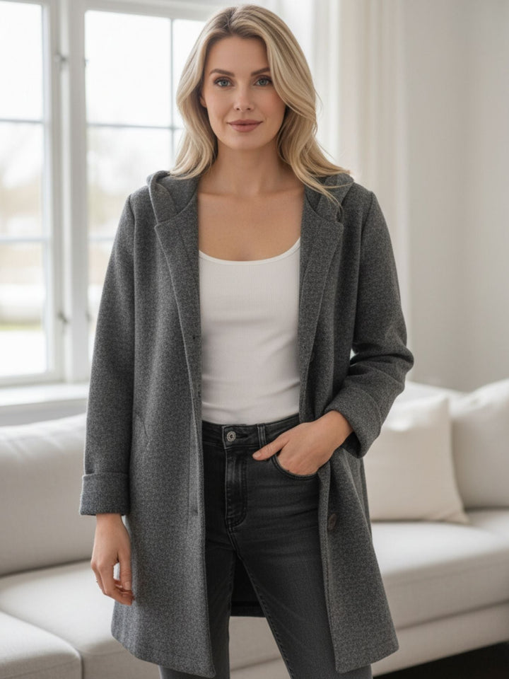 Drune | Langer Damenmantel, elegant und bequem