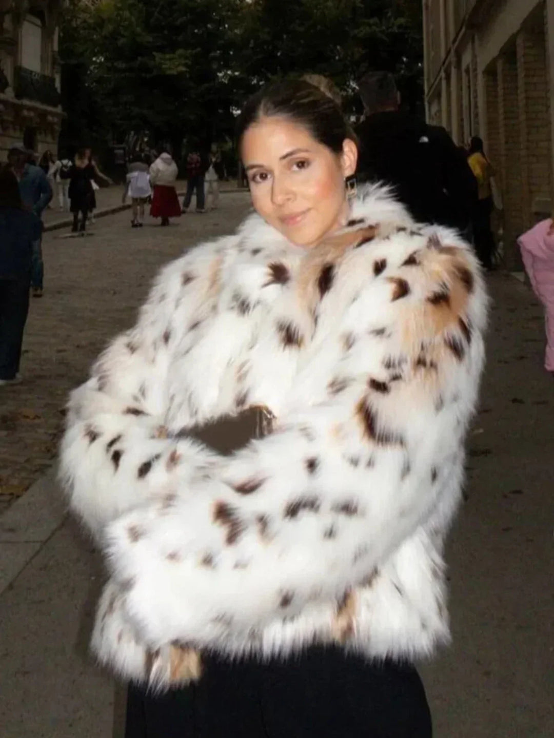 Drune | Leopard-Faux-Fur-Jacke