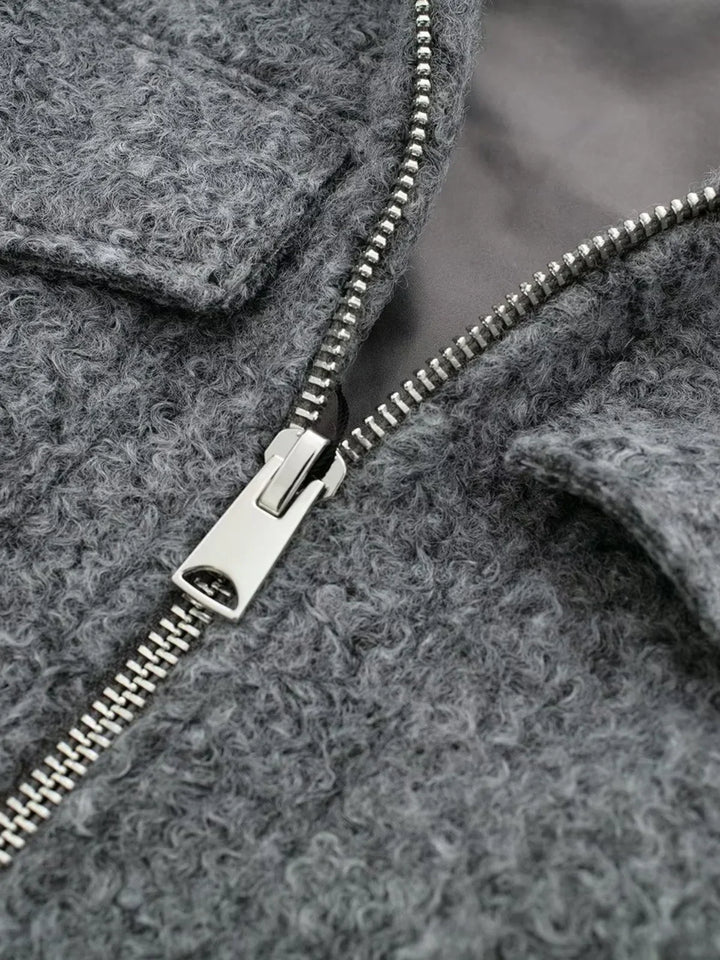 Drune | Woll Utility Zip Jacke