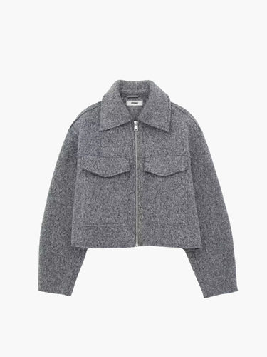 Drune | Woll Utility Zip Jacke