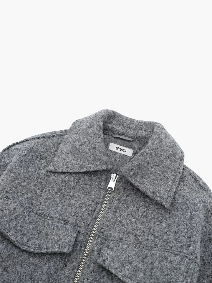 Drune | Woll Utility Zip Jacke