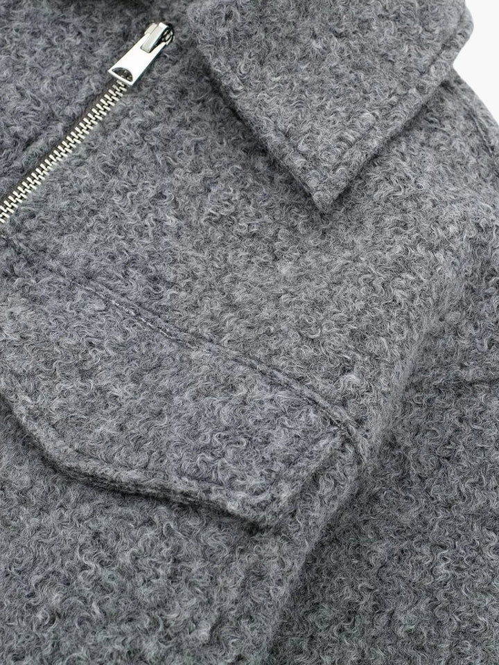 Drune | Woll Utility Zip Jacke