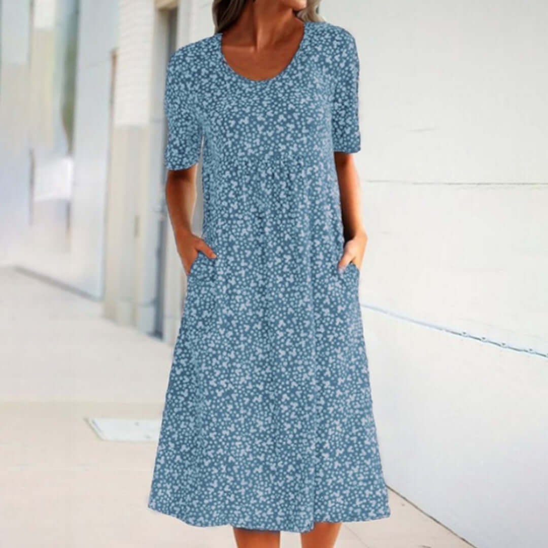 Drune | Lässiges Blumen Kleid