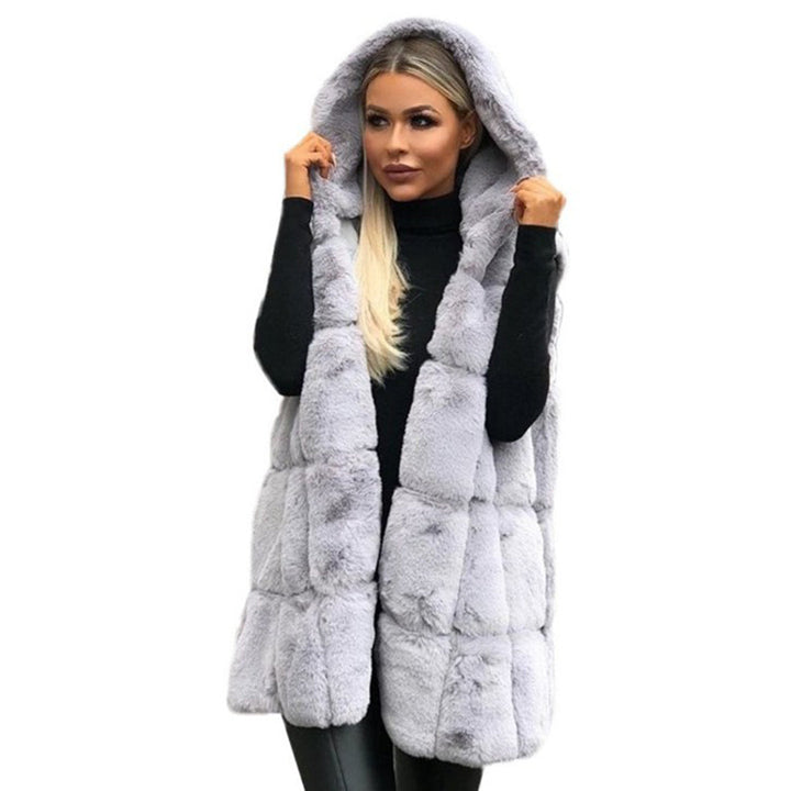 Drune | Fellweste mit Kapuze Polyester/faux Fur Elegant und Warm