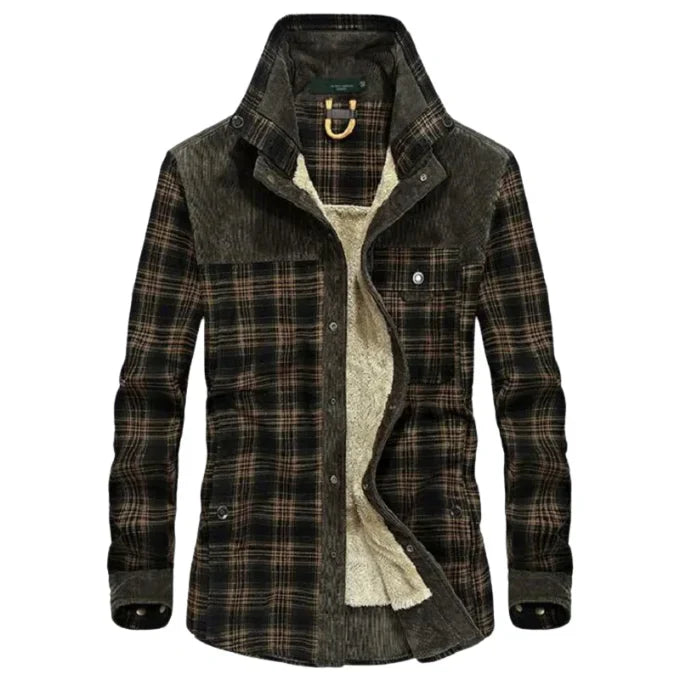 Drune | Trail Wolle Plaid Jacke