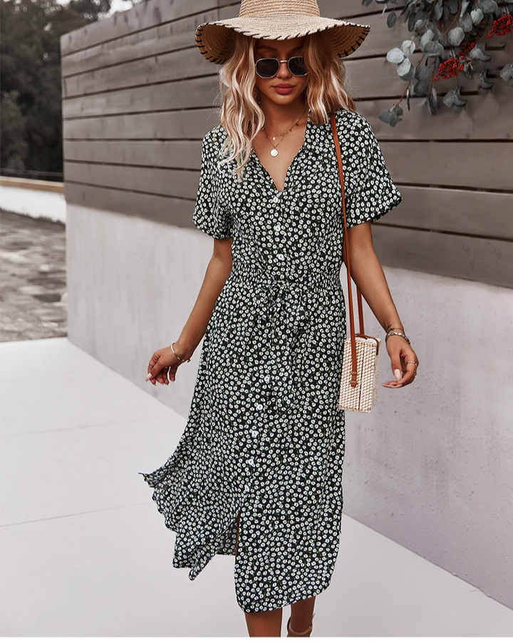 DruneSommerkleid Midi Das G Drunelümte Kleid Ist Ein Must-Have für Diesen Sommer