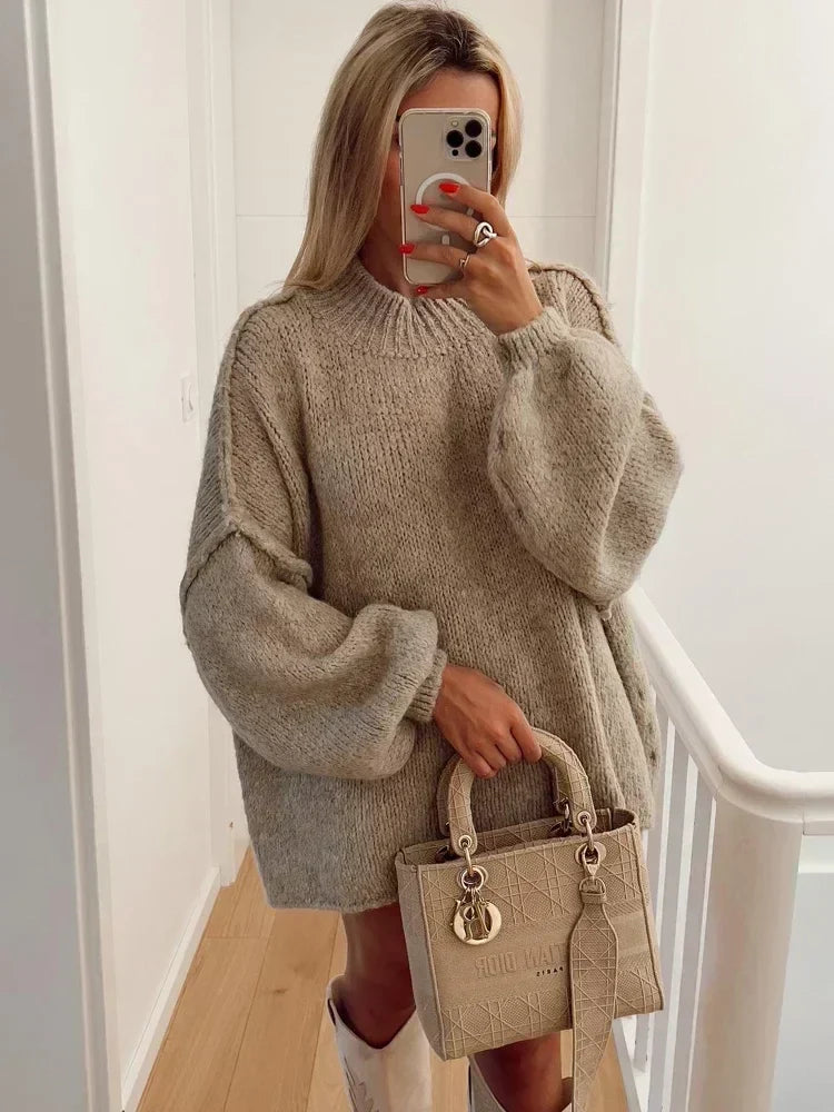 Drune | Gemütlicher Übergrößen-Strickpullover für ultimativen Komfort