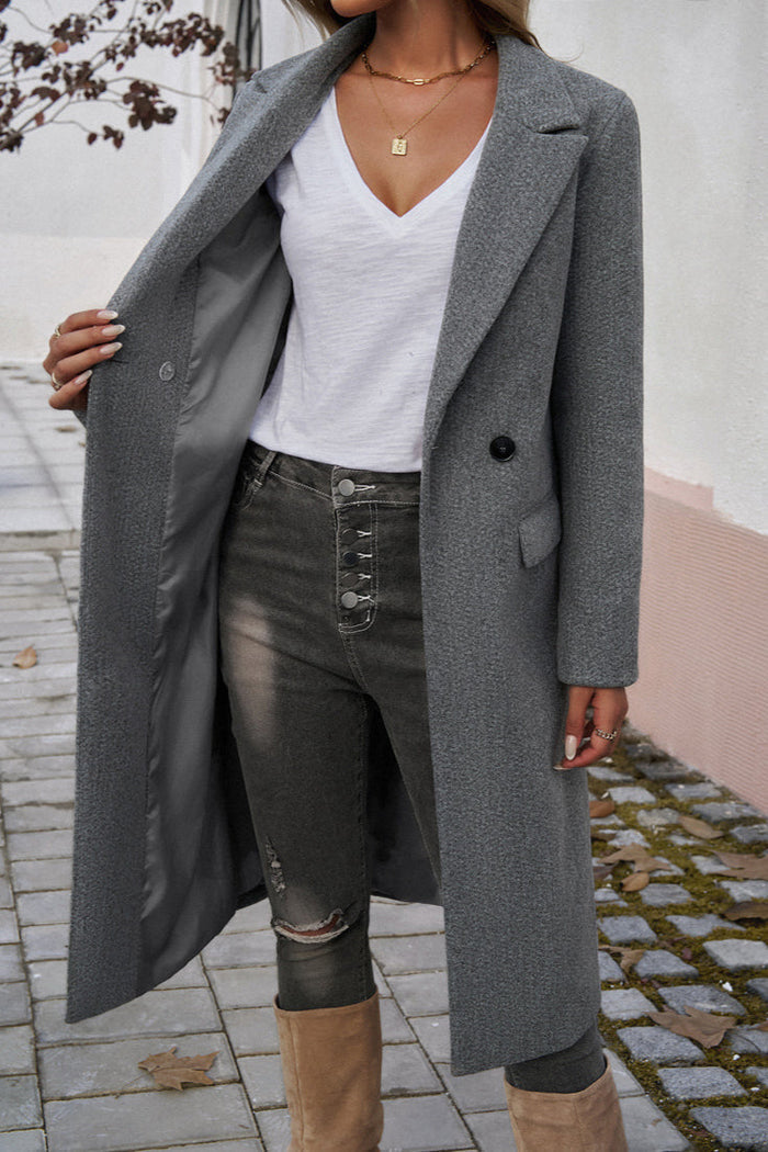 Drune | Langmantel aus Wolle-Mischung Elegante, zeitlose Wärme