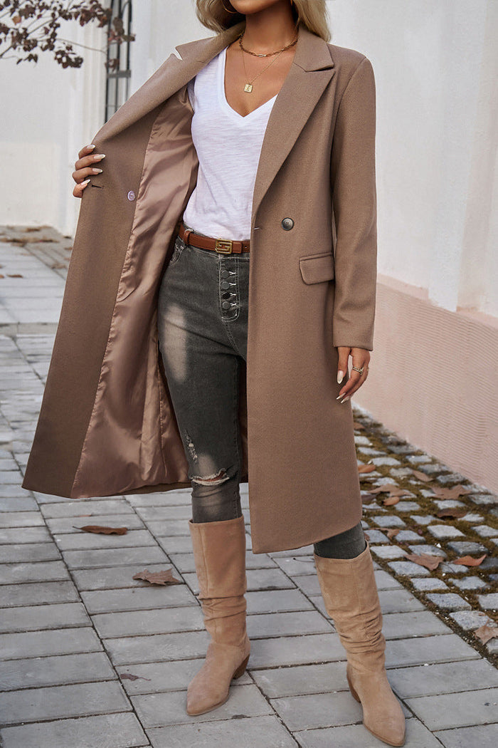 Drune | Langmantel aus Wolle-Mischung Elegante, zeitlose Wärme