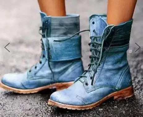 Drune | Stylische Damen Leder Stiefeletten