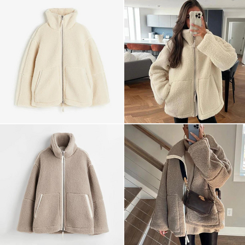 Drune | Oversized Sherpa-Fleece-Jacke Ultraweich & Stylisch