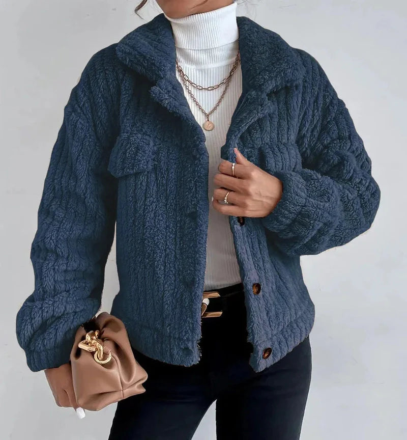 Drune | Stylische Dicke Plüschjacke Für Gemütlichen Komfort