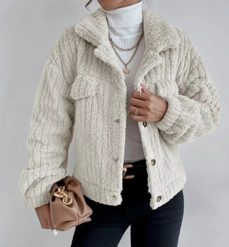 Drune | Stylische Dicke Plüschjacke Für Gemütlichen Komfort