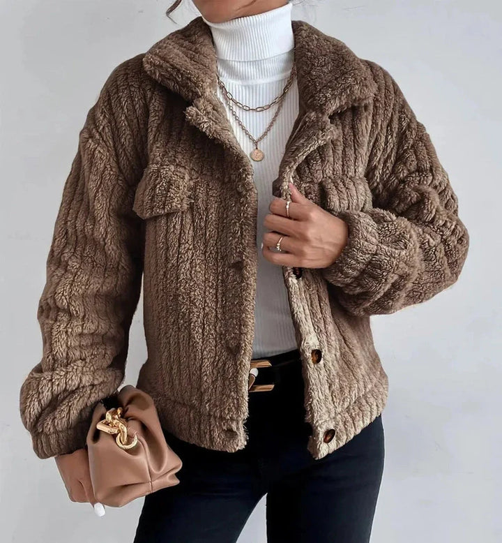 Drune | Stylische Dicke Plüschjacke Für Gemütlichen Komfort