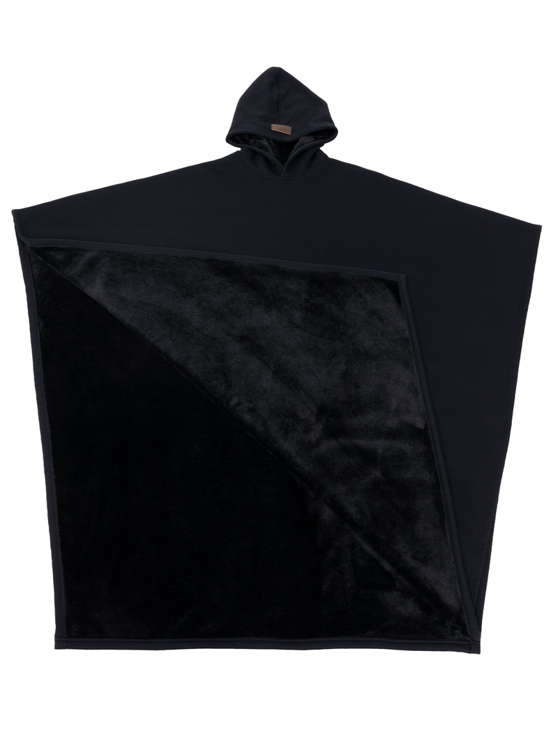 Drune | Luxuriöser Fleece-Poncho mit Kapuze für ultimativen Komfort