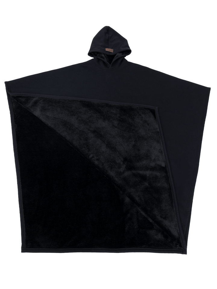 Drune | Luxuriöser Fleece-Poncho mit Kapuze für ultimativen Komfort