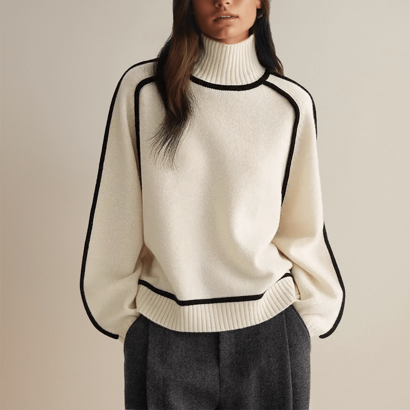Drune | Luxuriöser Cashmere Couture Rollkragenpullover